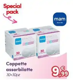 B di Bimbi Coppette assorbilatte MAM offerta