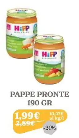 Iperbimbo Pappe Pronte HiPP offerta