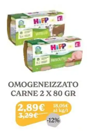 Iperbimbo HiPP Omogeneizzato Carne offerta