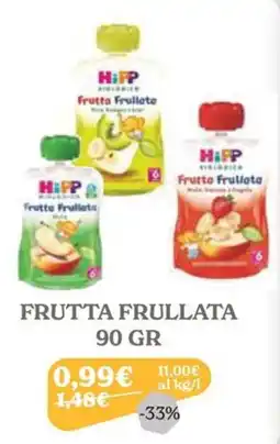 Iperbimbo Frutta Frullata Hipp offerta