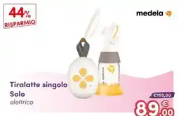 B di Bimbi Tiralatte singolo Solo elettrico medela offerta