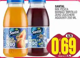 Vicino a te supermercati Santal Mix Pesca Mango Zero offerta