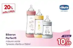 B di Bimbi Biberon Perfect5 chicco offerta