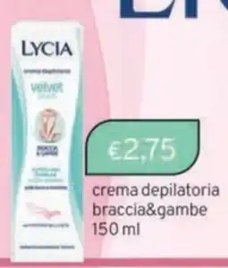 Sirene Blu LYCIA crema depilatoria velvet touch offerta