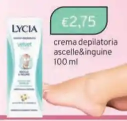 Sirene Blu LYCIA crema depilatoria ascelle&inguine offerta