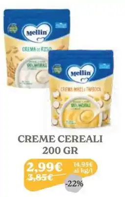 Iperbimbo Mellin Creme Cereali offerta