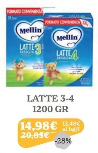 Iperbimbo Mellin Latte 3-4 offerta