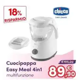 B di Bimbi Chicco Cuocipappa Easy Meal 4in1 offerta