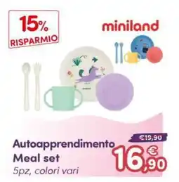 B di Bimbi miniland Autoapprendimento Meal set offerta