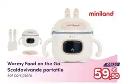 B di Bimbi Scaldavivande portatile miniland offerta