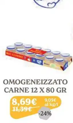 Iperbimbo OMOGENEIZZATO CARNE offerta
