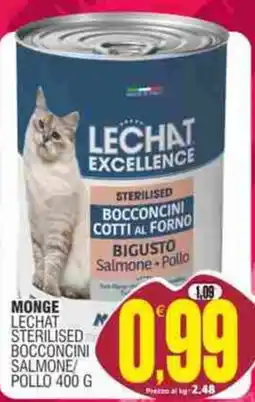 Vicino a te supermercati Lechat excellence sterilised bocconcini cotti al forno bigusto salmone + pollo offerta