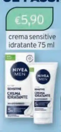Sirene Blu NIVEA MEN crema sensitive idratante offerta