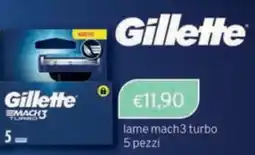 Sirene Blu Gillette Mach3 Turbo offerta