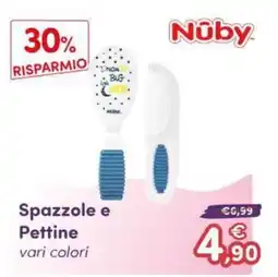 B di Bimbi Spazzole e Pettine Nūby offerta