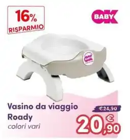 B di Bimbi Baby Vasino da viaggio Roady offerta