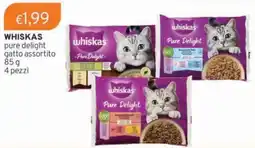 Sirene Blu WHISKAS pure delight gatto assortito offerta