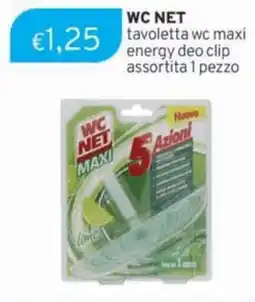 Sirene Blu WC NET tavoletta wc maxi energy deo clip offerta