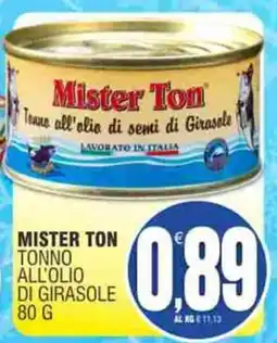 Vicino a te supermercati Mister Ton Tonno all'olio di girasole offerta