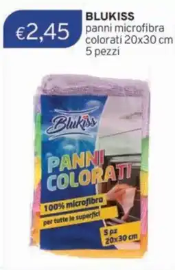 Sirene Blu Blukiss panni microfibra colorati offerta