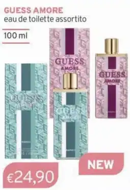 Sirene Blu GUESS AMORE eau de toilette assortito offerta