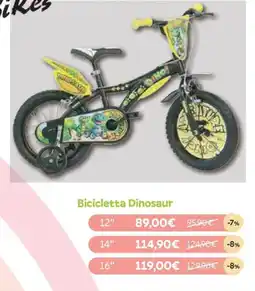 Iperbimbo Bicicletta Dinosaur offerta