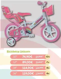 Iperbimbo Bicicletta Unicorn offerta
