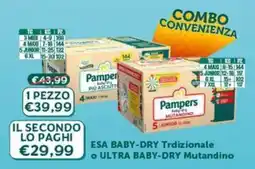 B di Bimbi Pampers Baby-Dry offerta