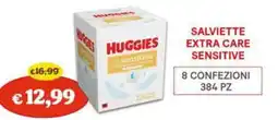 B di Bimbi Salviette extra care sensitive Huggies offerta