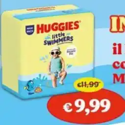B di Bimbi Huggies little SWIMMERS offerta
