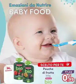 B di Bimbi Pouche di frutta Plasmon bio offerta