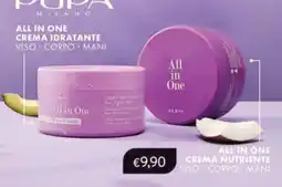Sirene Blu PUPA All in One Crema Idratante offerta