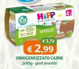 B di Bimbi HiPP Biologico Vitello offerta