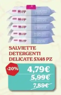 Iperbimbo HIPP SALVIETTE DETERGENTI DELICATE offerta