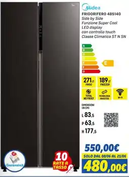 Orizzonte FRIGORIFERO 485140 Midea offerta