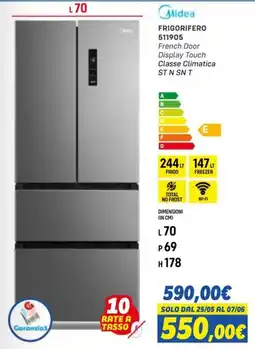 Orizzonte FRIGORIFERO Midea offerta