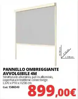 Brico Io PANNELLO OMBREGGIANTE AVVOLGIBILE 4M offerta