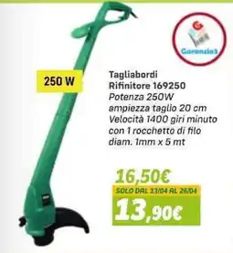 Orizzonte Tagliabordi Rifinitore offerta