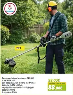Orizzonte Decespugliatore brushless 523566 offerta