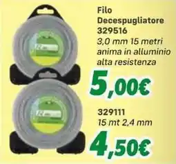 Orizzonte Filo Decespugliatore offerta