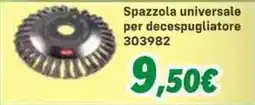 Orizzonte Spazzola universale per decespugliatore 303982 offerta