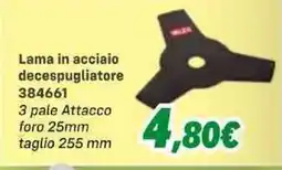 Orizzonte Lama in acciaio decespugliatore offerta