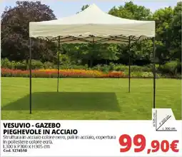Brico Io VESUVIO - GAZEBO PIEGHEVOLE IN ACCIAIO offerta