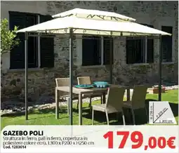 Brico Io GAZEBO POLI offerta