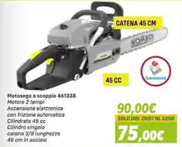 Orizzonte Motosega a scoppio KOMBO offerta