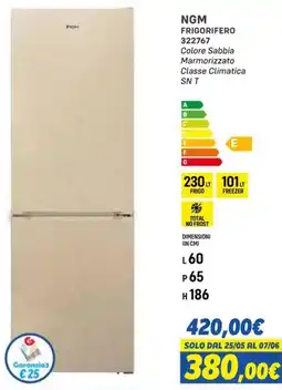Orizzonte NGM FRIGORIFERO 322767 offerta