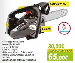 Orizzonte Motosega Sramatura offerta
