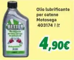 Orizzonte Olio lubrificante per catene Motosega offerta