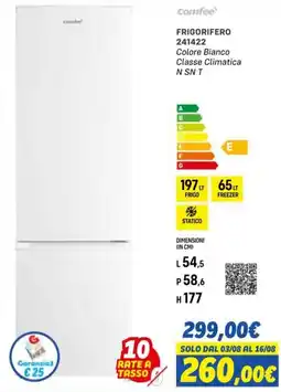 Orizzonte FRIGORIFERO Comfee offerta