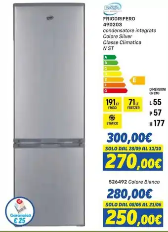 FRIGORIFERO 490203